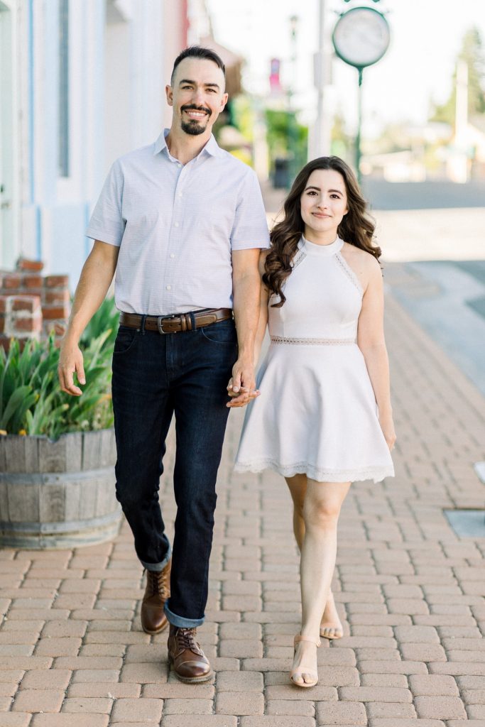 Small Town Engagement Session in Northern California 
