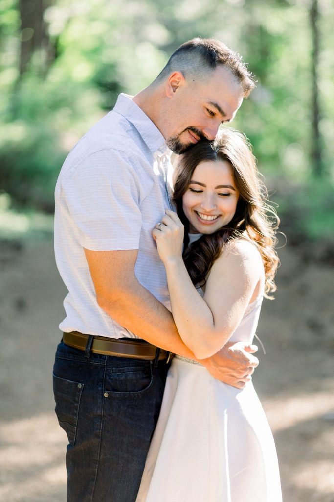 Engagement Session in Northern California Forest