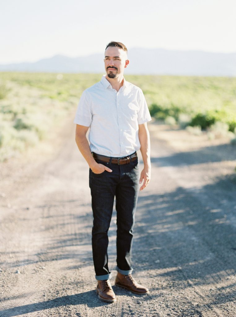 Men's Engagement Outfit for California Desert 