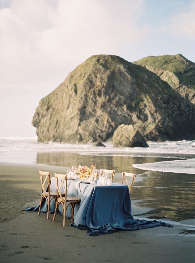 Beach Wedding Reception Table 