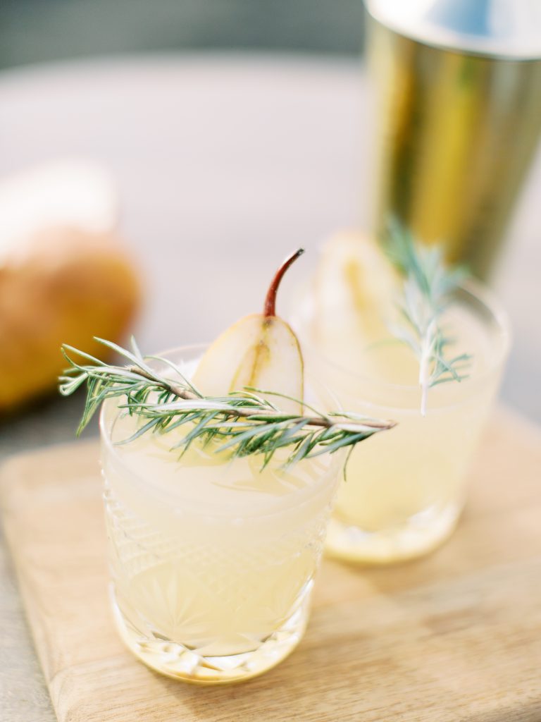Pear Cocktail Wedding Drinks
