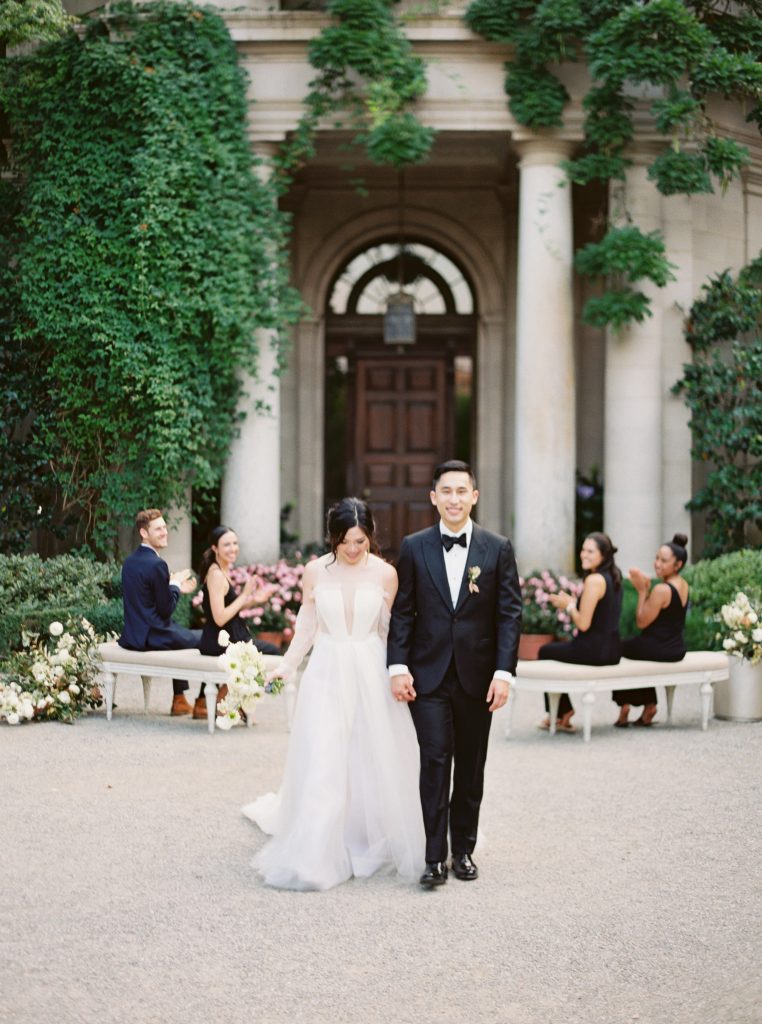 Wedding Ceremony at Filoli Historic House and Gardens