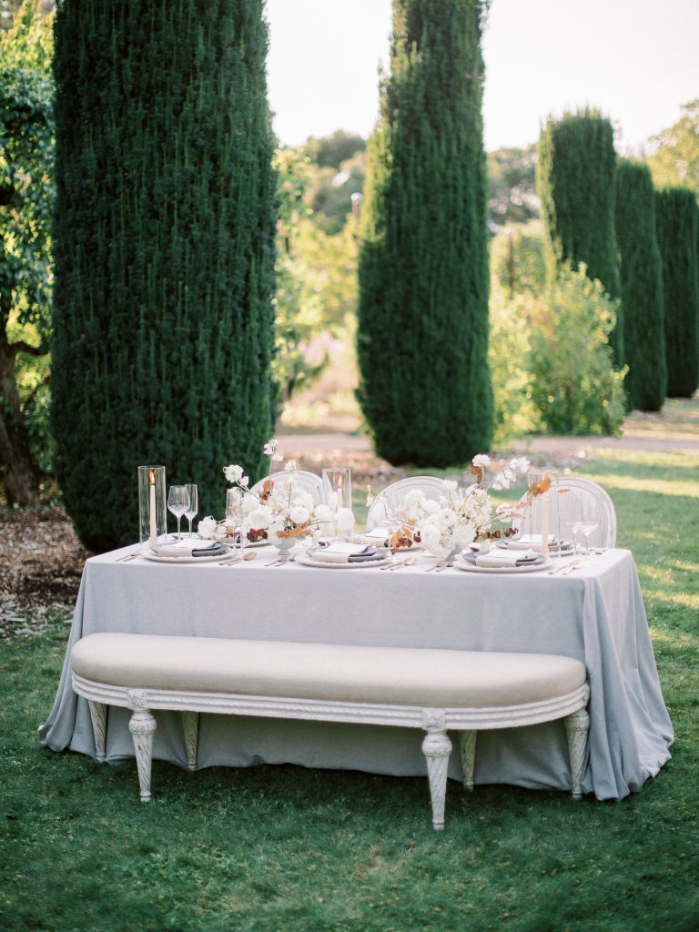 Wedding Reception in Filoli Gardens 